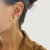 Bohemian Earrings for Women Irregular Heart Alloy Ear Rings Fashion Jewelry Unique Ear Accessories for Daily Or Party Wear