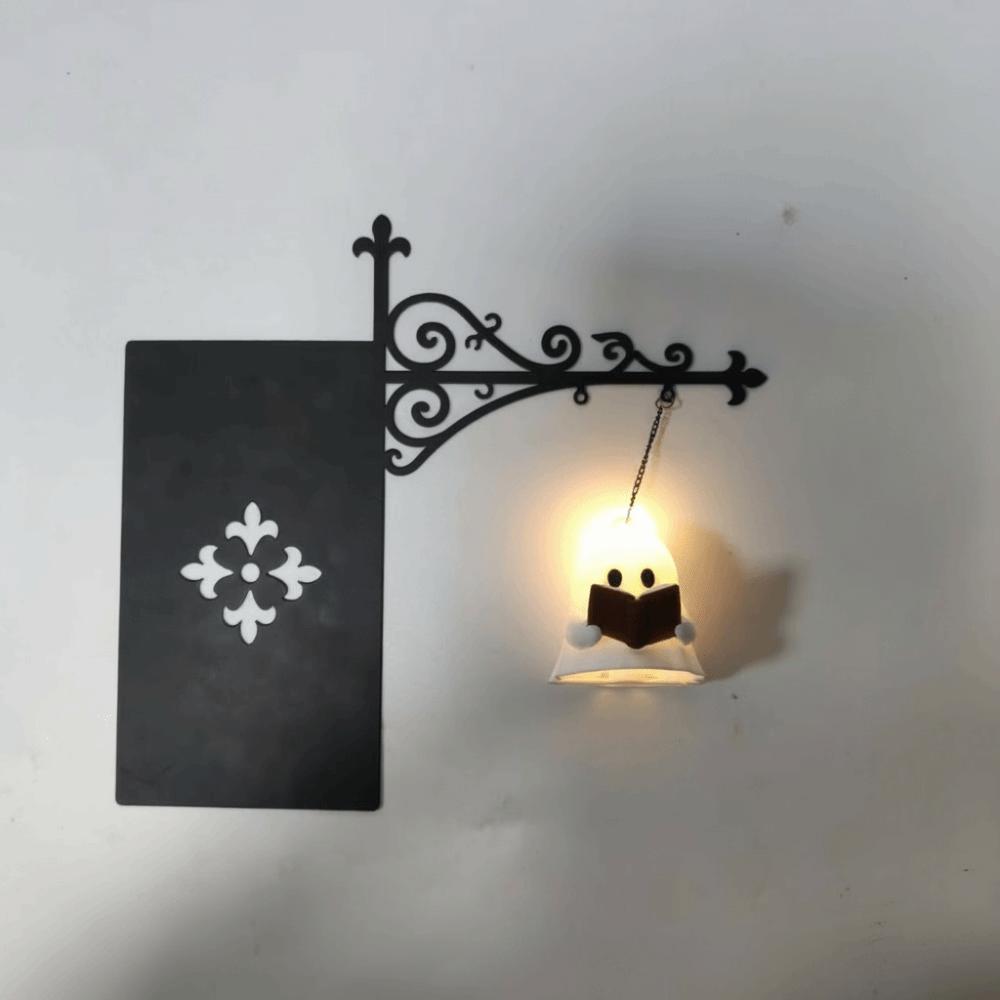 Vintage Bookshelf Lantern Light Warm White Bookshelf Lamp Bookshelf Ghost Light Reading