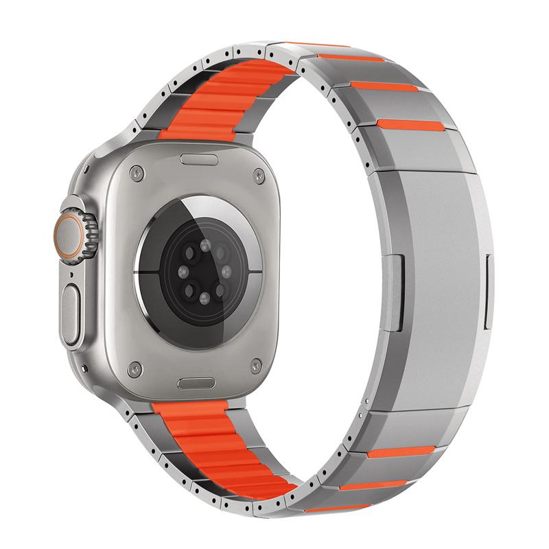 Stainless Steel Band For Apple Watch Ultra3/2 49mm 11 10 46mm 42mm 9 8 7 45mm 41mm Metal Quick Release Bracelet Strap iWatch 6 5 4 SE 44mm 40mm