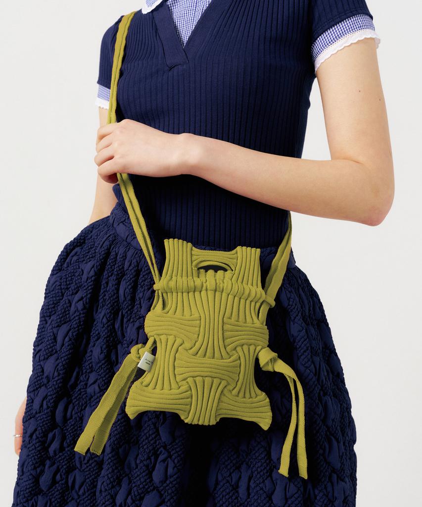 Pleatsmama Mini Crossbow Bag Olive