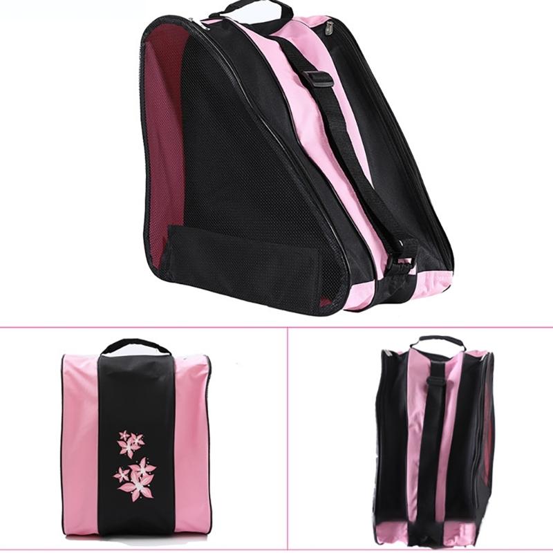 Roller Skates Bag with Handle Ice Skates Bag Multifunctional Ice Skating Bag Skate Accessories