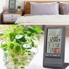Digital Temperature Humidity Measurement Meter Gauge for Home Baby Room Thermometers Hygrometer with Time Alarm Clock