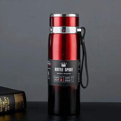 Botella Térmica de 1L Mantener Caliente y Frío Botella de Agua Termo para Café Té Termos de Vacío Botella Termo de Acero Inoxidable regalos
