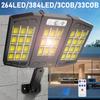 Solar Street Light with Motion Sensor Led Headlight Solar Power Waterproof Courtyard Garden Wall Lighting Garden Decoration