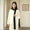 New Knitted Scarf Ribbon Solid Color Thin Strip Scarf Korean Style Long Narrow Scarves Autumn Winter Scarf Clothing Accessories