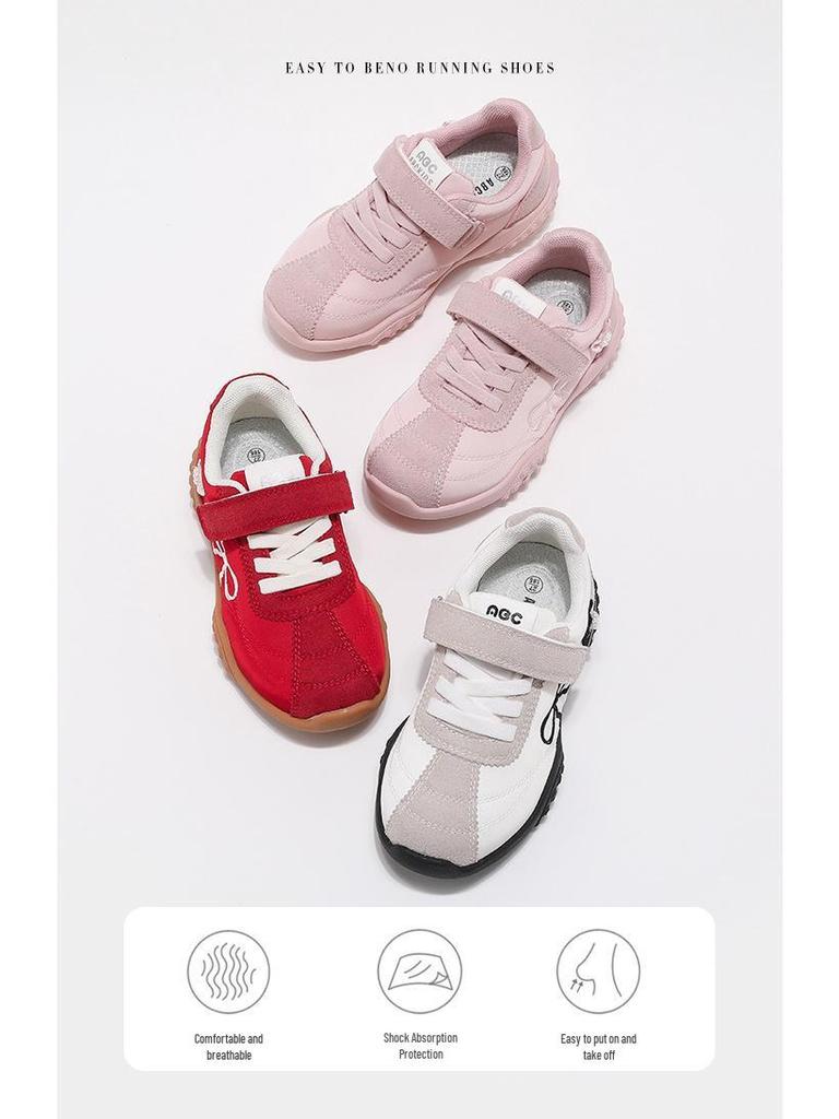ABCkids2026 Spring Collection: Girls' Non-slip Casual Sports Shoes with Soft Soles