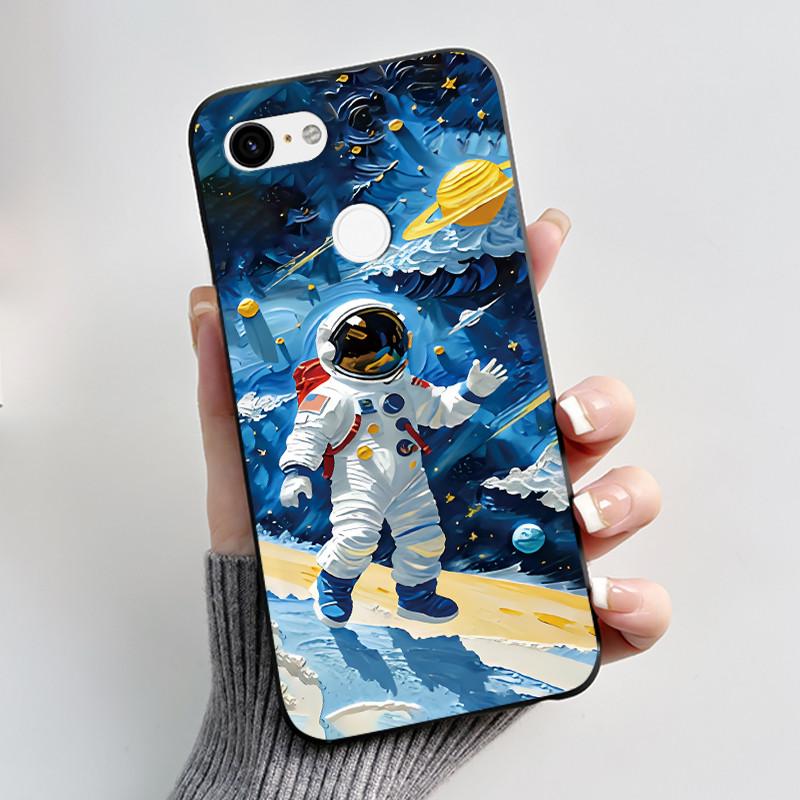 Husă Drăguță Pentru Google Pixel 3/Pixel 3XL Carcasă Imprimată Funda Pentru Google Pixel 3A XL Coque Husă Protectoare Carcasă Moale din Silicon