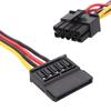 10Pin Socket To SATA Power Supply Cable SSD HDD Hard Disk Driver Powered for HP
