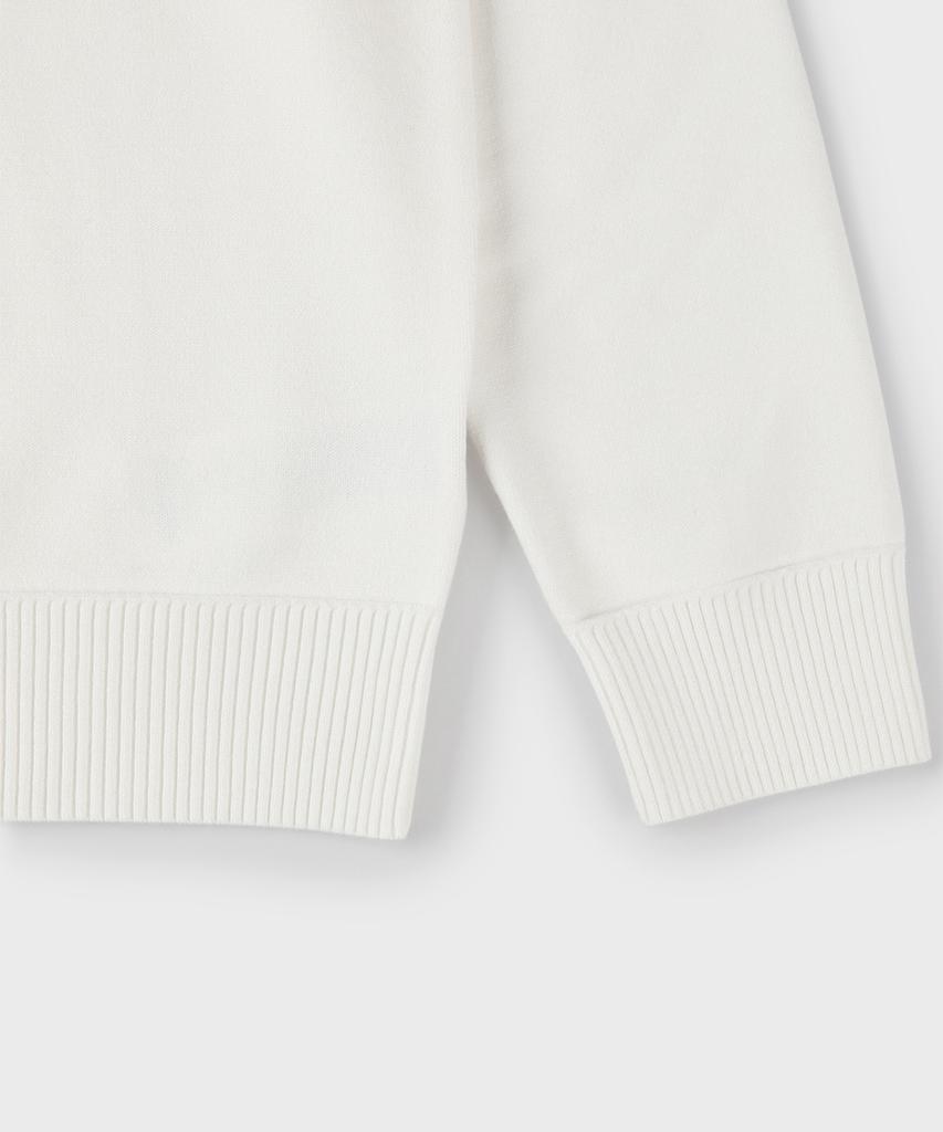 PANICALE White Slim Fit Viscose Blend Knit