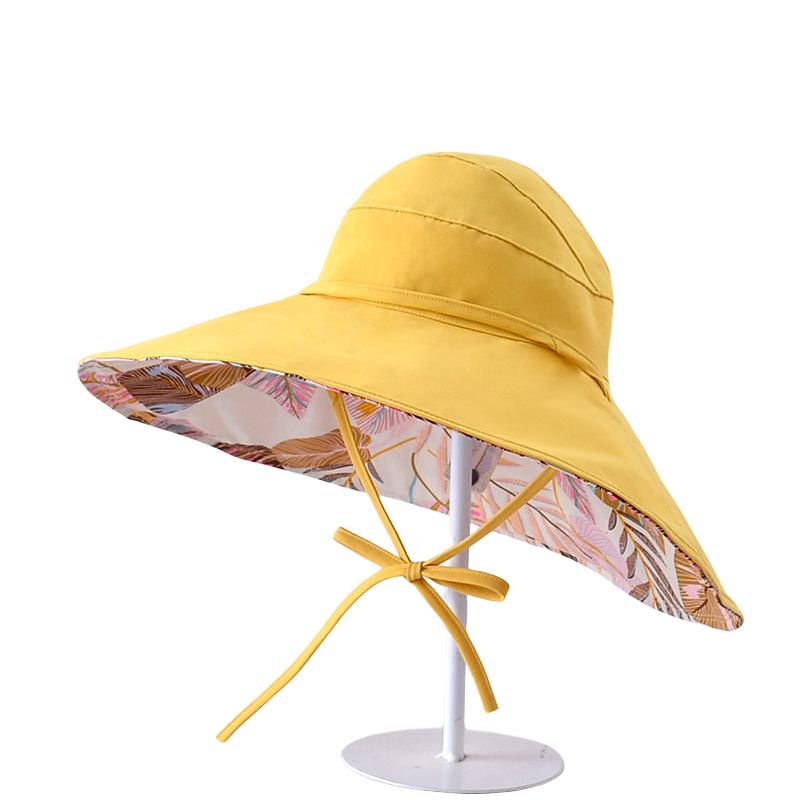 H108 sunshade hat for women Half empty top  ponytail fisherman's hat and a large brim sunscreen hat