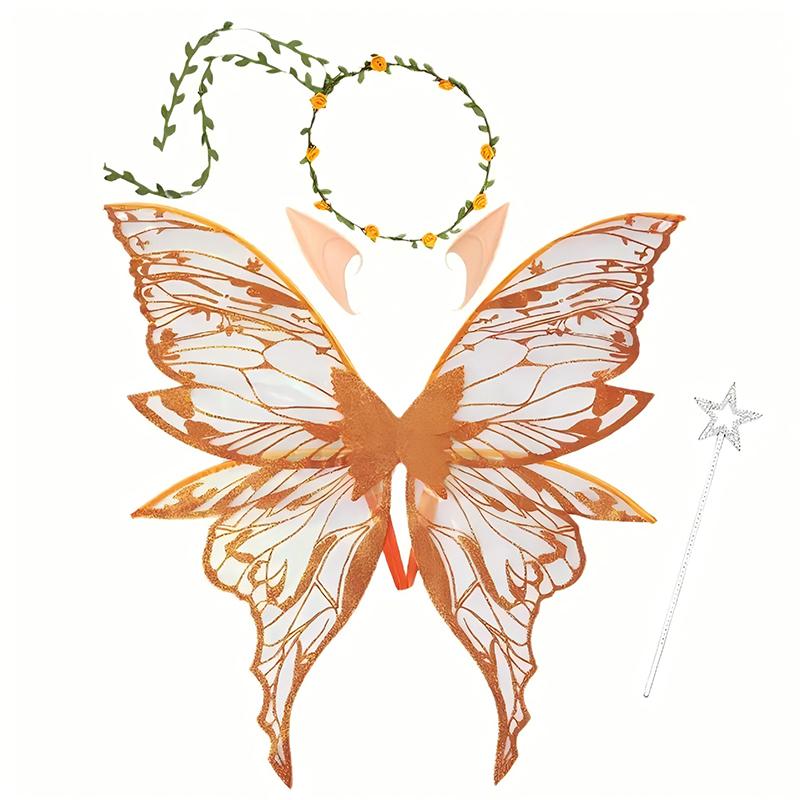 1Pc Adults Fairy Wings Girls Ling Angel Wings Butterfly Costume Wings Halloween Costume Dress Up Party Favor Christmas Gift