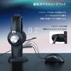 KIWIFOTOS Desktop Headphone Stand, Headset Stand, Gaming Headphone Stand, Mouse Bungee Cord Holder, Stable, Non-Slip Headphone Hanger, Gaming