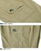 One Colors LOGOS PARK Men's Cropped Pants, Stretch, Water-Repellent, 3/4 Length, Logo Embroidered, Cargo Pants, Size 5L, Khaki (46)