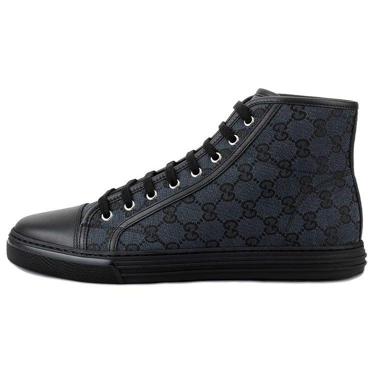 Gucci GG Canvas High Top Sneakers Grey 426188 KQWM0 1948