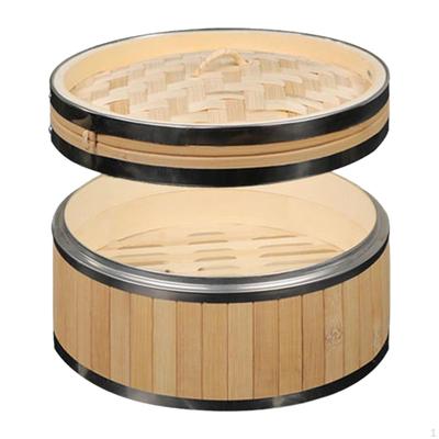 Bamboo Steamer Basket Bun Steaming Home Sum & Food for Veggies