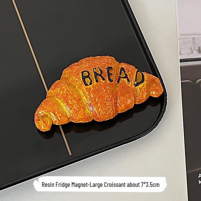 Personalized 3D Food Refrigerator Magnet - Creative & Cute Resin Design