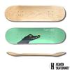 HEAVEN SKATEBOARD Heaven Skateboard Deck 8 inch Crocodile 31.5×8