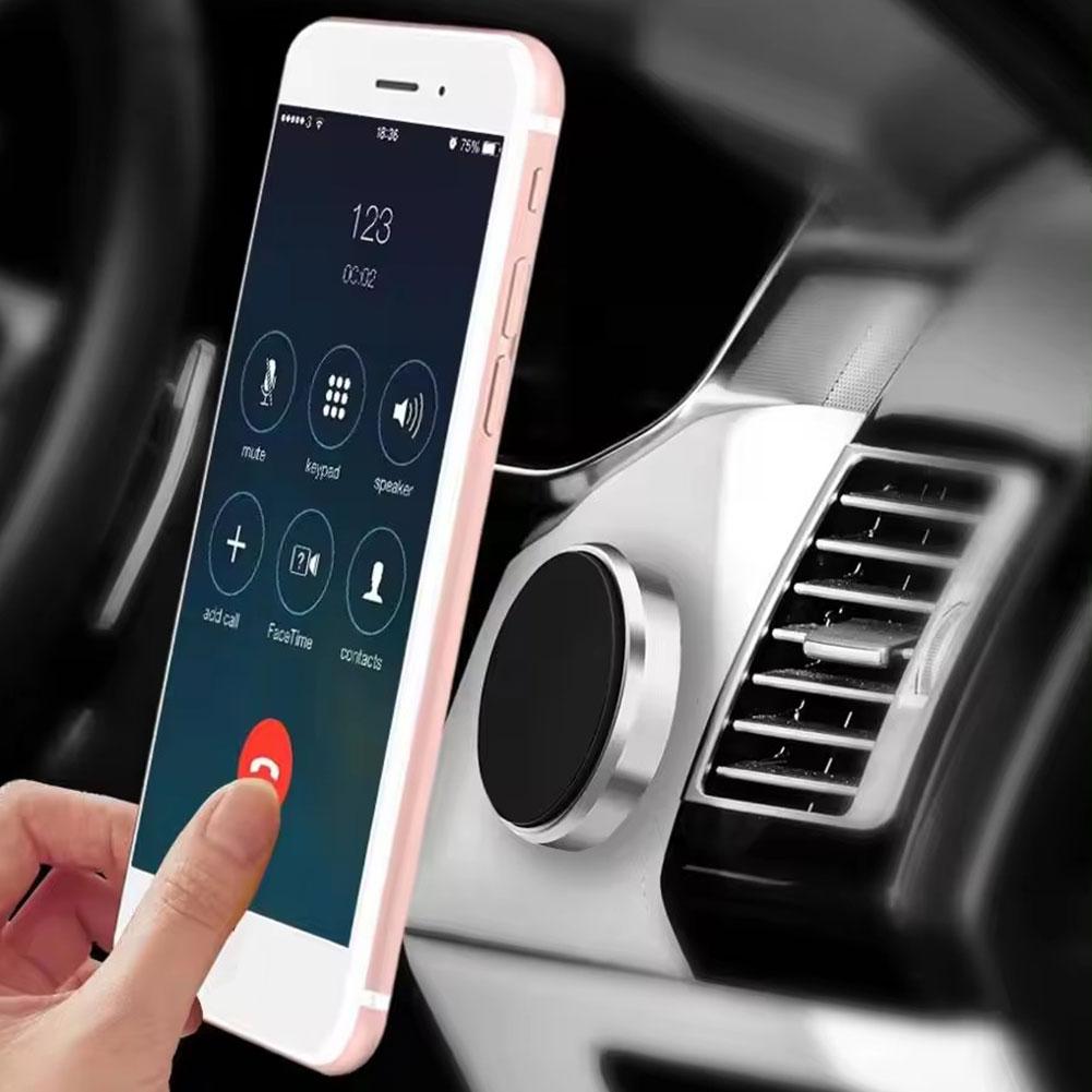 Magnetic Car Phone Holder Universal Car Phone Stand For IPhone Dashboard Wall Mounted Car Magnet Sticker
