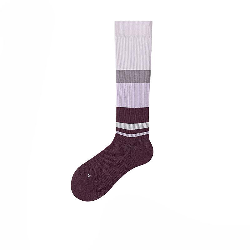 

Женские весенне-осенние бахромчатые цветные бесшовные уличные носки для бега, скакалки, тенниса, для ног 1 pair фиолетовый