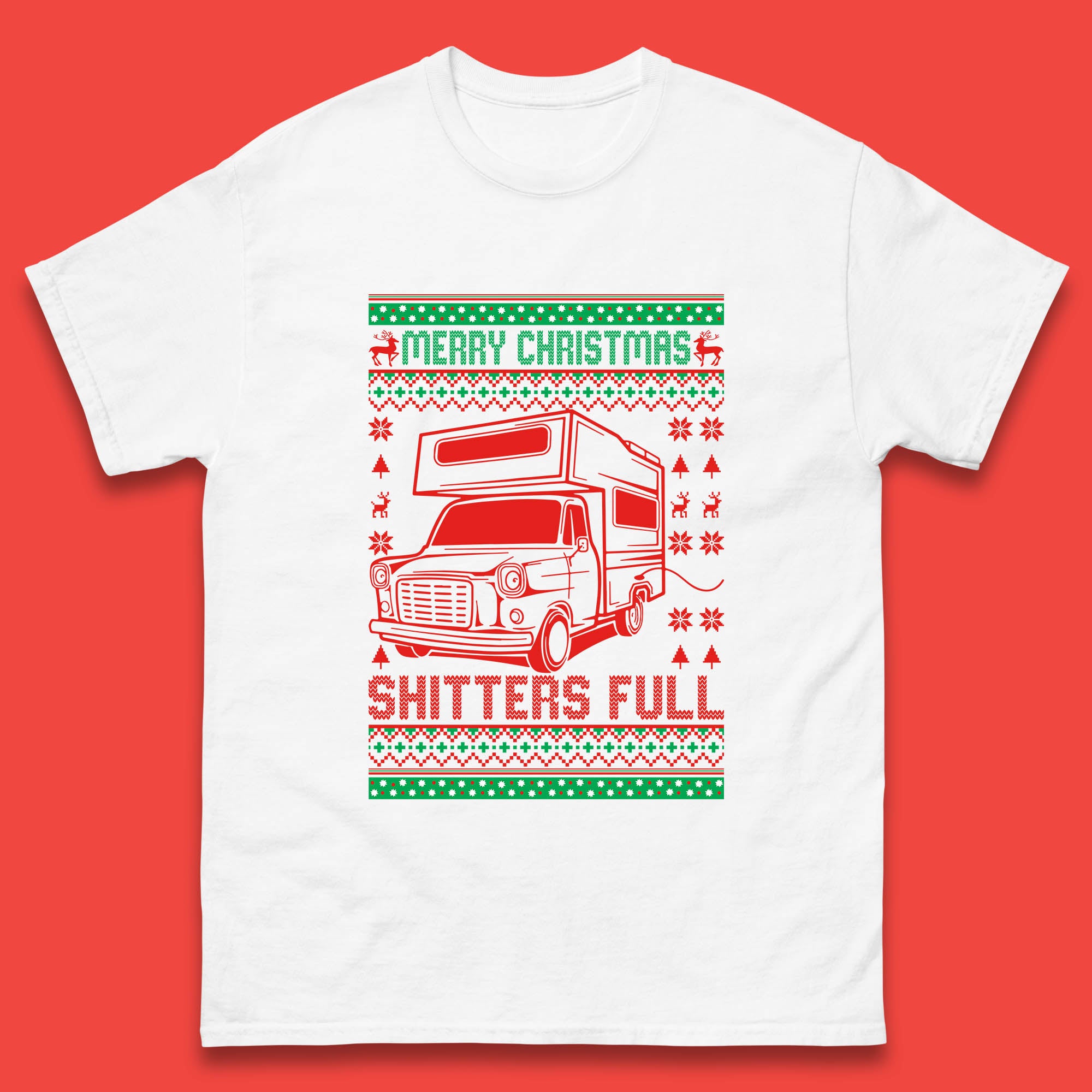 Cousin Eddie Mens T Shirt Womens Tops Tees Merry Christmas Shitters Full Top L