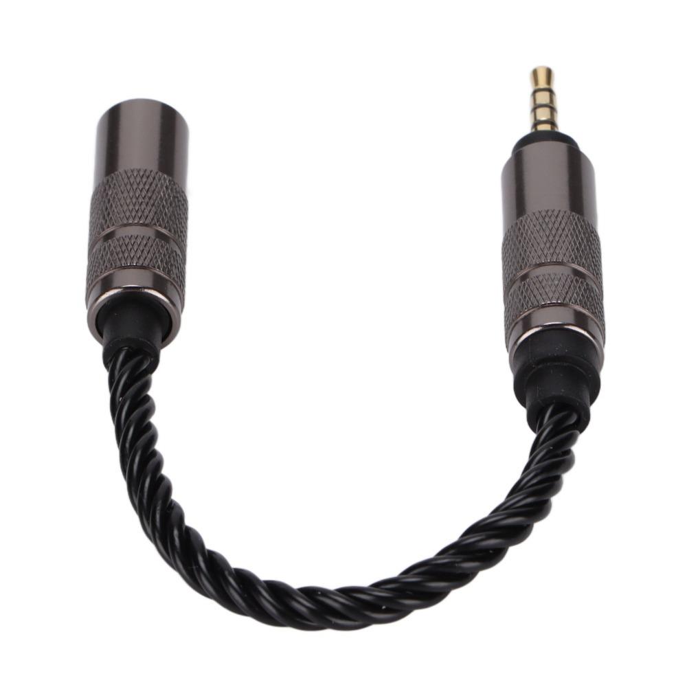 High Stereo Audio 2.5mm Balanced Male To 3.5mm Stereo Female  Sound Enhancement