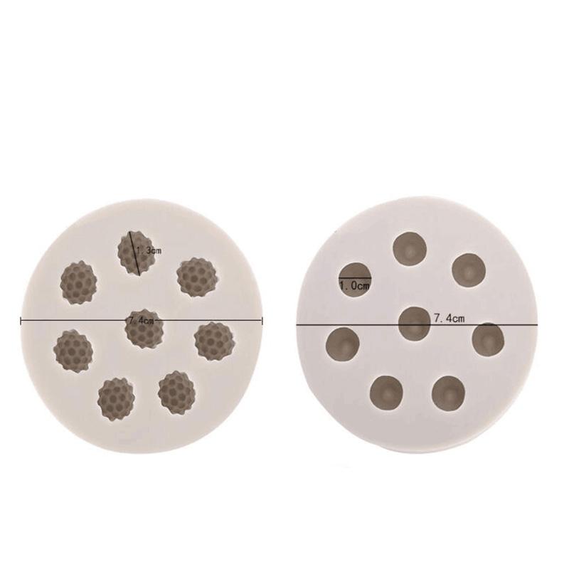 YOMDID Silicone Stereo Blueberry Raspberry Molds Chocolate Cookie Fondant Cake Making Mould Practical DIY Pastry Decorating Tool