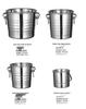 Stainless Steel Tiger Head KTV Ice and Champagne Bucket for Bars