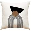 Modern Abstract Pillowcase Set ,Sofa Bedroom Cushion Cover, Single-sided Printing, Without Pillow Core