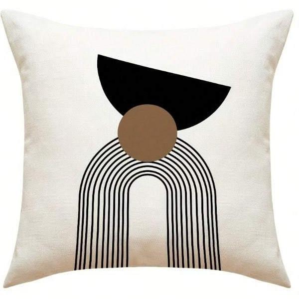 Modern Abstract Pillowcase Set ,Sofa Bedroom Cushion Cover, Single-sided Printing, Without Pillow Core