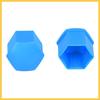 20pcs 21mm Universal Blue Plastic Car Wheel Nut Lug Hub Screw Rim Bolt Covers Dust Protection Caps with Removal Tool Clip Auto Replacement Parts