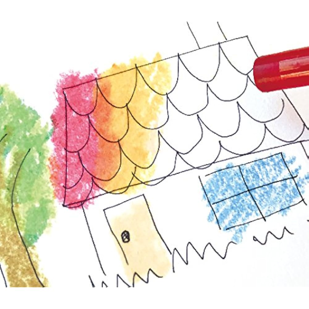 KOKUYO (KOKUYO) Clear Crayons 16 Colors KE-AC28
