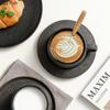 Japon Kahve Fincanı ve Tabağı Seti Vintage Seramik Kupa Ofis Öğleden Sonra Çayı Kapuçino Latte Kupası Ev Süt Kupası İçecek Seti