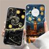 Custodia per Honor X9a X9b 90 Lite X7b X8b X8a X8 Cover Morbida per Telefono Van Gogh Notte Stellata