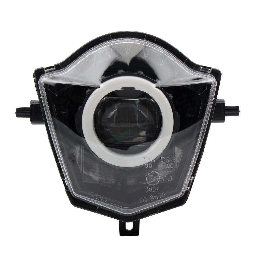 Enduro DirtBike LED Headlight RGBW V6 Angel Eye for GasGas EC SM Rieju MRT Pro SM 50 125 300 2008-2021 Motocross HeadLamp Parts
