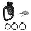 2025 New Upgrade Detachable Adjustable Snap Ring ABS Chastity Cage Men's CB Cock Cage SM Plastic Urethral Lock Device Penis Toys