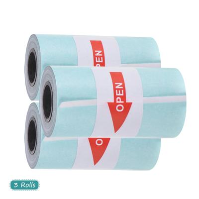 Naklejka do druku rolka papieru bezpośredni papier termiczny z samoprzylepnym 57*30mm do kieszonkowej drukarki termicznej PeriPage A6 do drukarki fotograficznej PAPERANG P1/P2