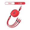 3 in 1 USB-Kabel Schnellladekabel USB Typ C Kabel für iPhone Samsung Huawei Xiaomi Micro USB Lightning Kabel Ladegerät