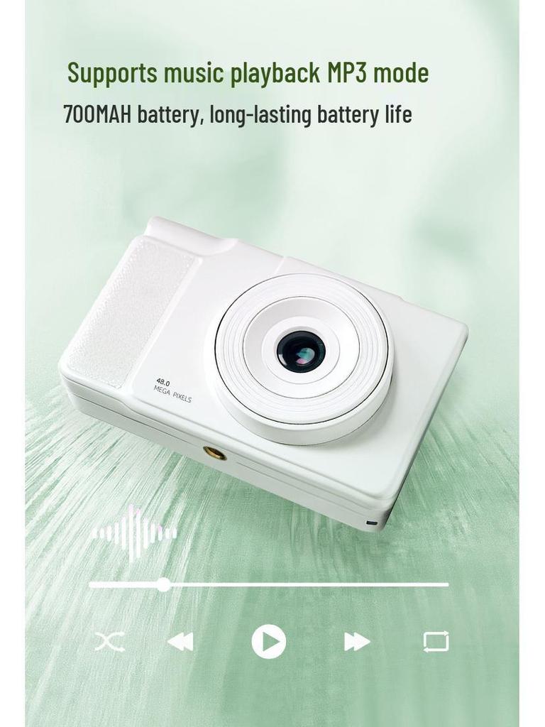 Přenosný retro HD fotoaparát s výklopným displejem - Nabízí selfie, nahrávání videa a mobilní přenos