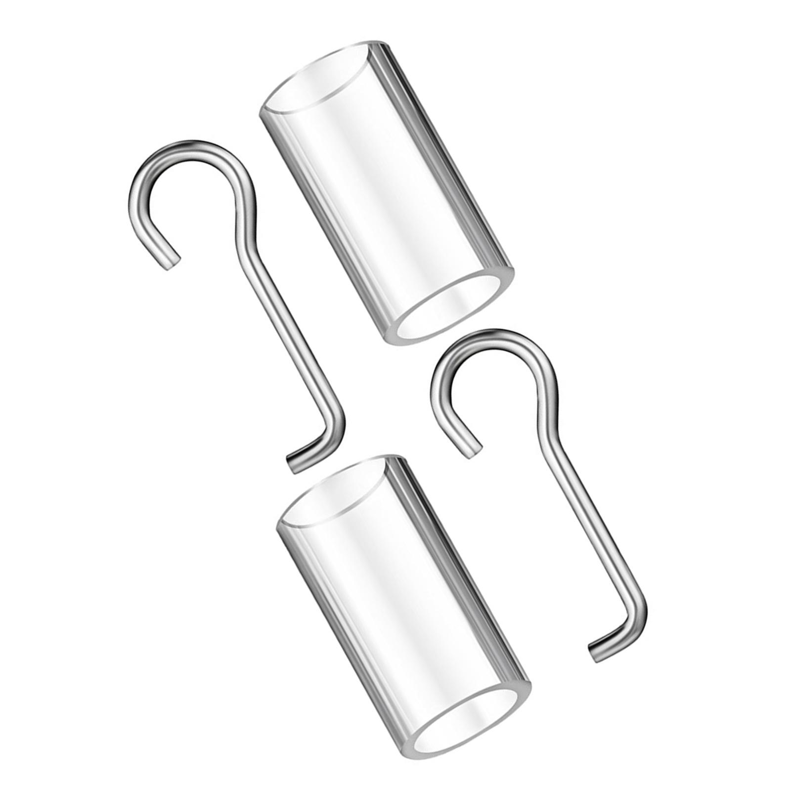 

2 комплекта проволоки для наклонной штанги и хомута для горизонтальных мини-жалюзи, сменный рычаг с крючком, запасные части для ремонта оконных жалюзи