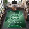 Crystal Velvet Rug Hibernian FC Print Custom Name Text Floor Mat Home Decor