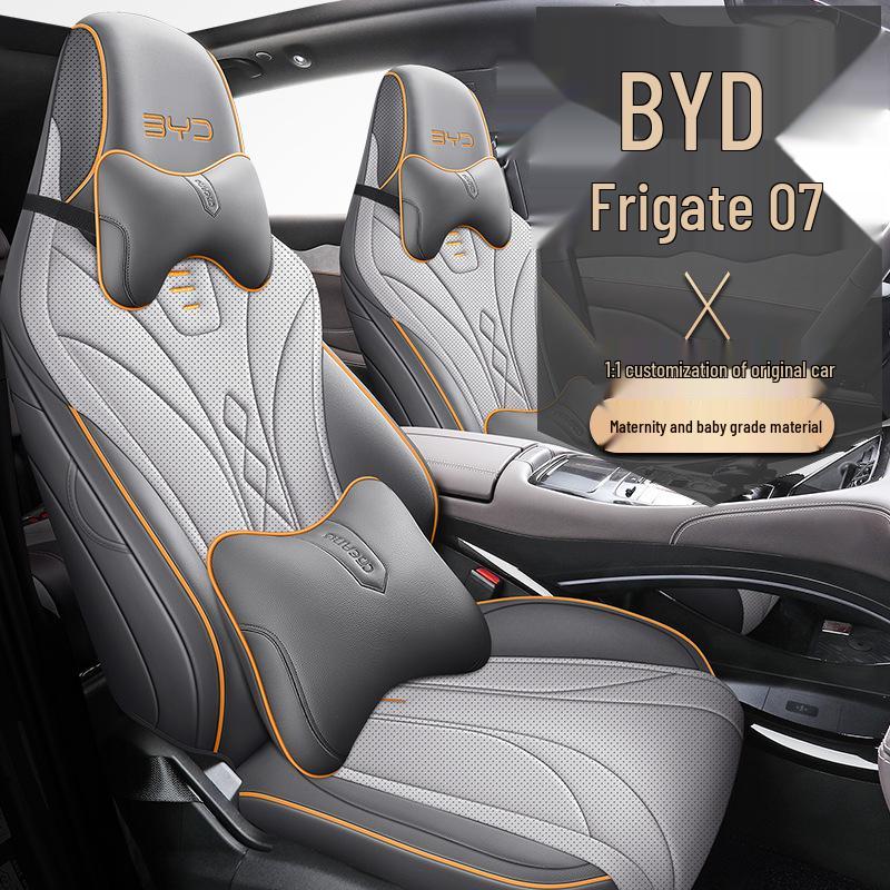 BYD Frigate 07: Five-Seat All-Season Full Leather Car Cushion.