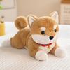 Cute Fluffy Shiba Inu Peluche Toys Lovely Bell Dog Dolls Stuffed Animal Pillow Birthday Christmas Gift for Children