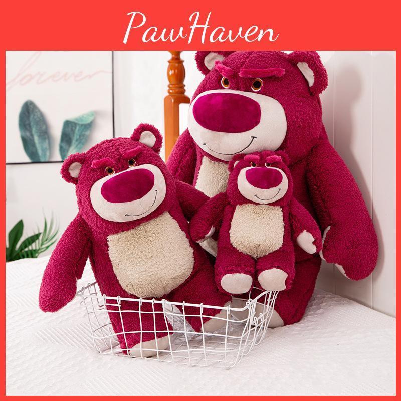 Lotso Pink Rose Plush Toy Cute Cartoon Sleep Buddy Girls Children Gift Birthday