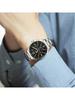 STANDARD Series Waterproof Quartz Movement Stainless Steel Strap Japanese-Korean Style Men's Watch with Black Dial MTP-1374D-1A