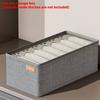 Underwear Storage Box With Dividers For Closet Organization And Drawer Use