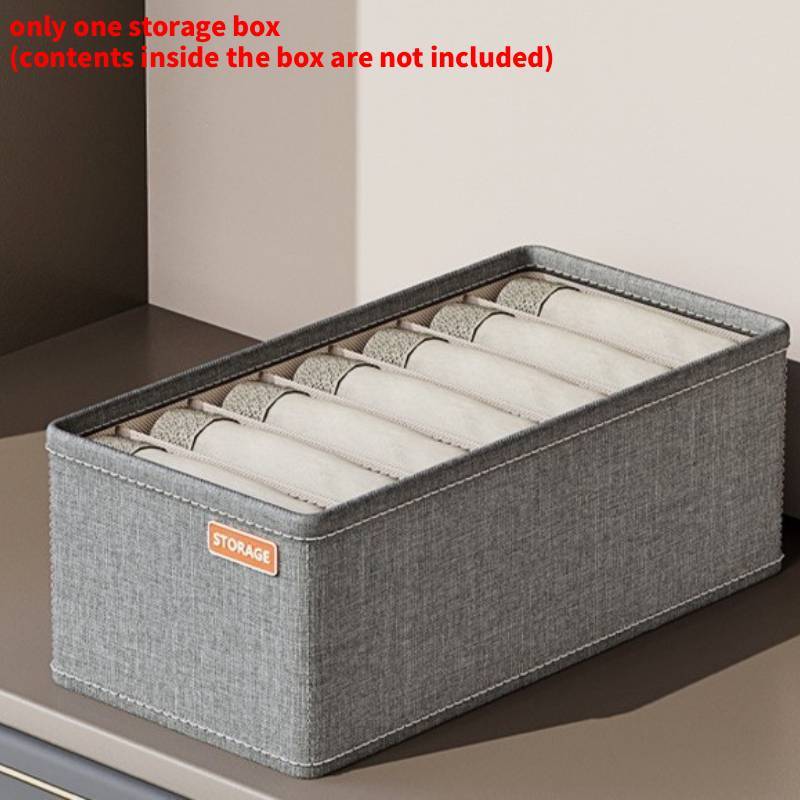Underwear Storage Box With Dividers For Closet Organization And Drawer Use