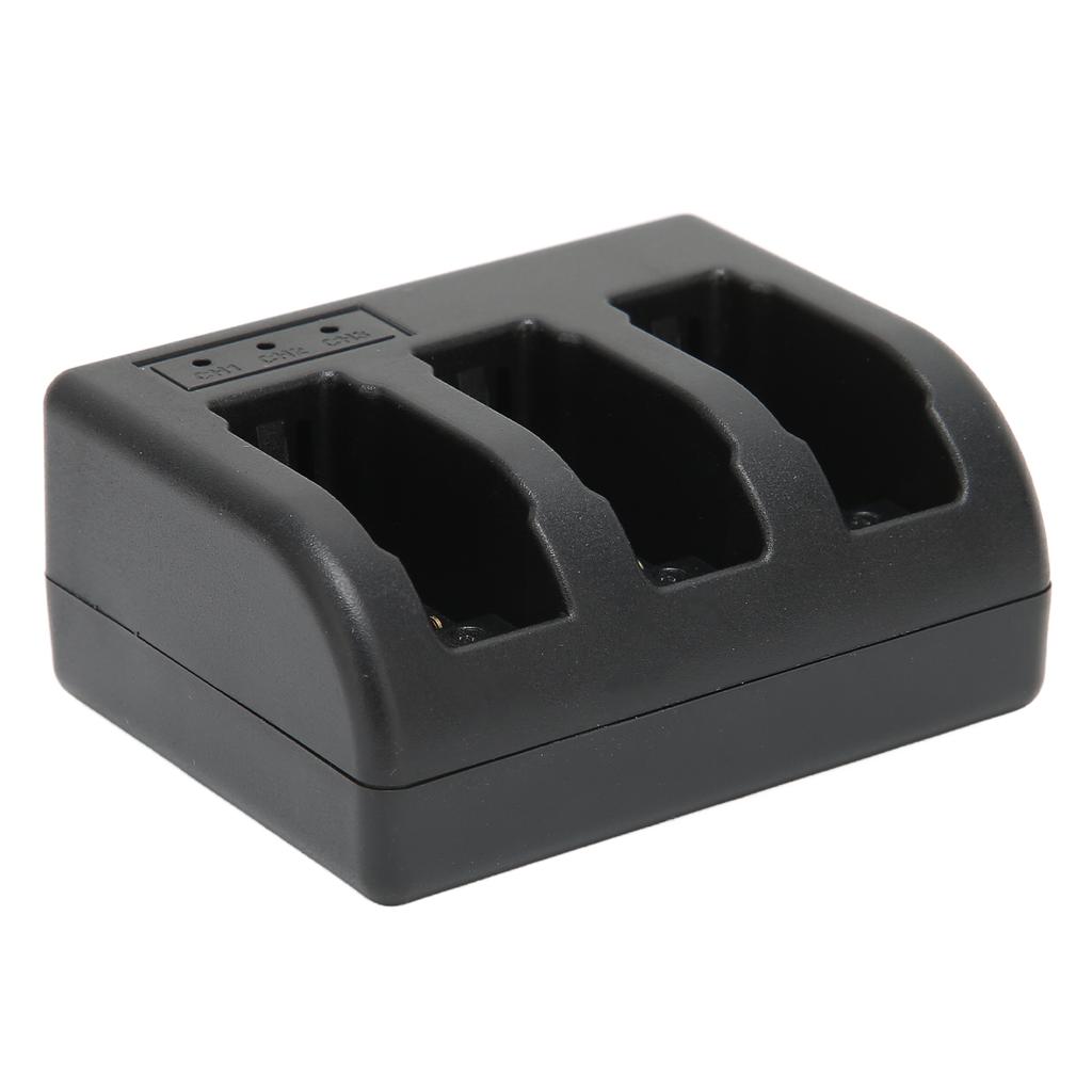 Camera Battery Charger Triple Slot Battery Charging Station for AHDBT‑501 601 701 Camera Battery