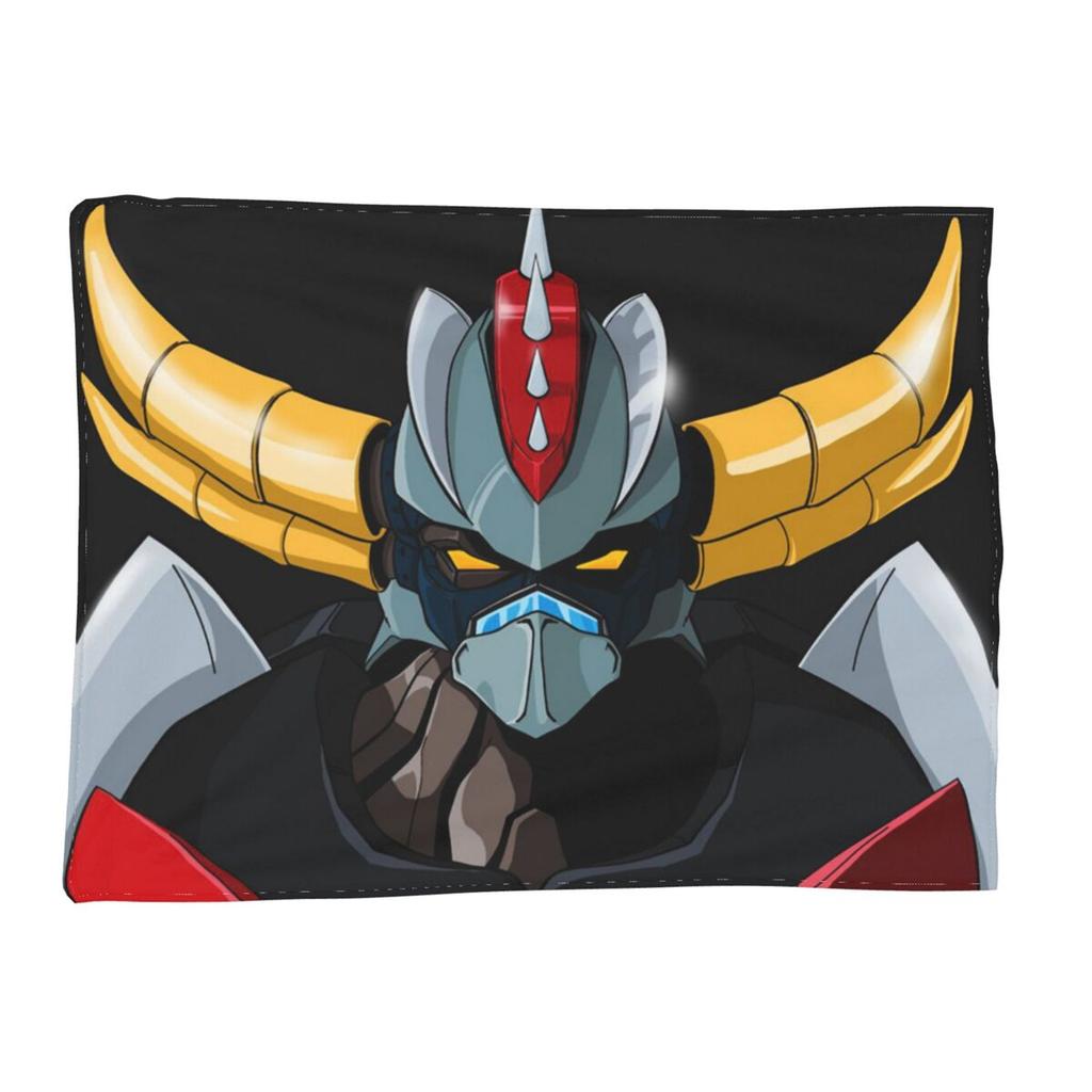 UFO Robot Goldorak Grendizer Anime Mechanical Warrior Blankets Flannel Throw Blanket Plush for Bed Living Room Travel Home Couch