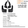 Fits Toyota Corolla 2014-2018 & Levin 2014-2016 Car Tire Mudguards
