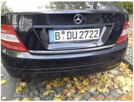 Mercedes C Class W204 - CHROME STRIP TAILGATE Tuning